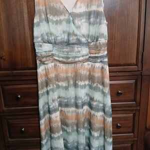 Cato Multicolor Striped Midi Dress